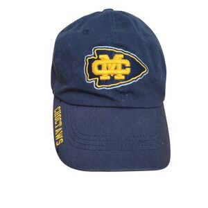 Michigan Wolverines Hat Russell Athletic Adjustable Navy Blue NCAA Football Cap